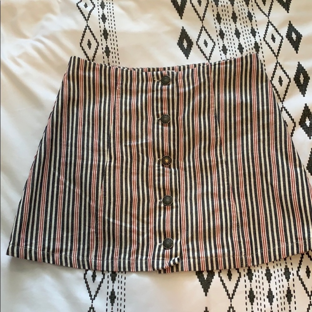 Pinstripe Mini skirt